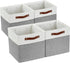 DECOMOMO 13 inch Cube Storage Bins - Collapsible Storage Cubes with Dual Handles for Clothes, Toys, Books