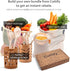 6 Reusable Produce Bags, Organic Cotton Mesh Grocery Bags, Washable, for Vegetables
