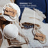LEAFICO Muslin Cloth Bags with Drawstrings - Set of 8 (S, M, L, XL) - Reusable Natural Cotton Bags for Bulk Food Storage