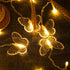 4.9ft 48 10 8 Decorman Butterfly Curtain Lights, LED USB Window Fairy Lights Butterflies Modes Firefly Twinkle String