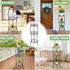 3 33.8 VECELO Tier Metal Outdoor Plant Stand Indoor, Rustproof Stable Tall Iron Flower Stand, Decorative Multiple Heavy