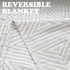 jinchan 100% 50x60 Inches 3-Layer Boho Cotton Blanket Muslin Lightweight Geometric Triangle Striped Pattern Reversible