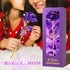 Childom Birthday Gifts for Women - Christmas Purple Rose Gifts for Her Mom, Sweet Artificial Flower for Wife, Grandma