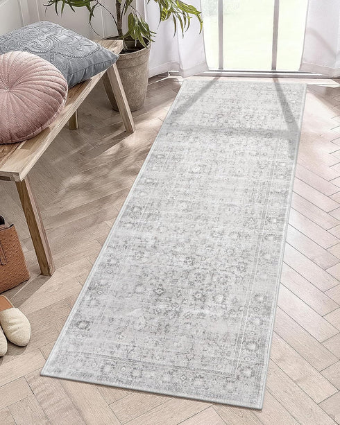 LIVEBOX 2x6 Washable Runner Rug - Kitchen Rug Runner Entryway Rugs, Low-Pile