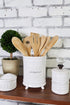 Mud Pie Door Knob Salt Cellar Set, White