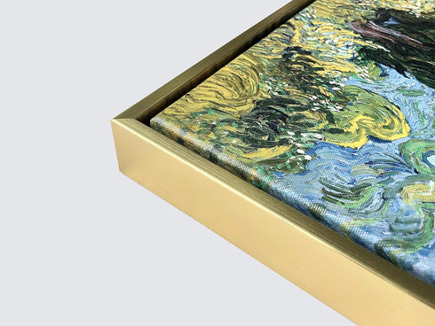 Wieco Art Framed Wall Art Cypresses, Van Gogh Giclee Canvas Print for Modern Home Decor