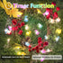 8 EXF Easter Decorations Bunny Pastel Fairy Lights, Battery Operated with Remote & Modes & Timer, Waterproof Easter