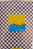 Gingham Bias Small Check Vinyl Flannel Back Tablecloth, Blue, 52" x 52" Square