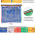 ZenBless Tibetan Prayer Flags Set, 10 Flags, 13.7"x13.4", Buddhist Flag Blessed by Tibetan Monks for Outdoor Garden