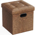SONGMICS Mazie Collection - 15 Inches Ottoman with Storage, Footstool, Storage Ottoman