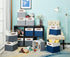 DECOMOMO 13 inch Cube Storage Bins - Collapsible Storage Cubes with Dual Handles for Clothes, Toys, Books