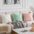 Home Brilliant 18x18 Fur Pillow Covers, Decorative Throw Pillow Covers Set of 2, Fluffy White