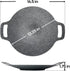 Korean Style BBQ Grill Pan for Stove Top, 13" Round Griddle with Double Bottom, Non-Stick Coating