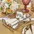 Countertop Silver Guest Towel Holder Tray for Bathroom Napkin Organizer for Disposable Hand Paper Towels, Vanity Napkin