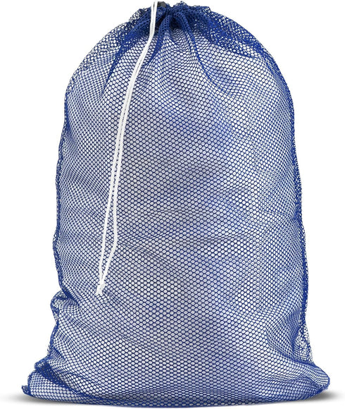 Handy Laundry Mesh Laundry Bag with Secure Drawstring Closure, Machine Washable, Durable Material for College Dorm,