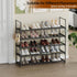 Saincustom 5-Tier Closet 5 Shoe Rack - Shoe Organizer, Sturdy Shoe Storage Shelf, Perfect for Front Door Entrance