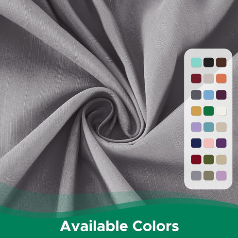 Biscaynebay Wrap Around Bed Skirts for Full & Full XL Beds, 15" Drop, Silver Grey Adjustable Elastic Dust Ruffles