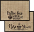 Cunhill 2 Pieces Coffee Bar Mat, 20 x 14 Inch Coffee Placemats for Coffee Station, Countertops Accessories
