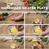 4 Ceramic Garlic Grater Plate - Handmade Pcs Press - Natural Grinder - Decorative Mincer - Ginger, Cheese Grater - Hand