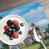 Counterart Set 4 Lighthouse Mural Reversible Easy Care Plastic Placemat of Made in The USA