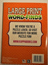 Kappa 3842 Publication Large Print Word-Finds Assorted Volumes, Multi
