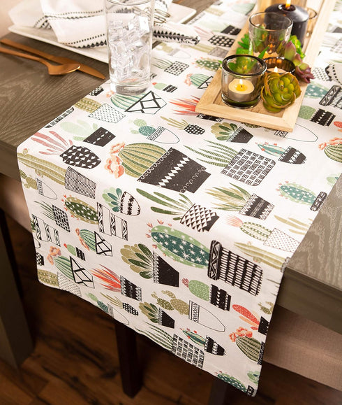 DII Urban Cactus Kitchen Collection, 14x72 Table Runner