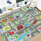 Capslpad Kids Rug Educational Play Rug 6.6' x 5' Traffic Road Kids