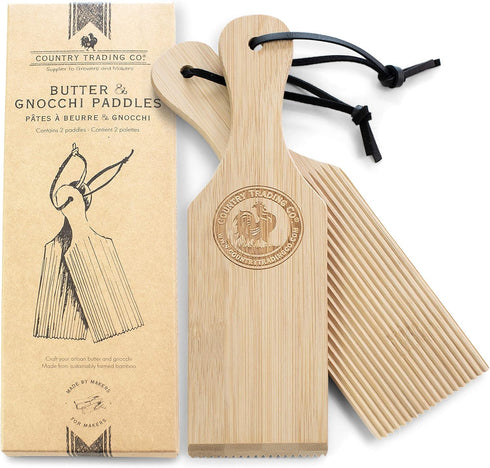 Gnocchi Boards and Wooden Butter Paddles to Easily Create Authentic Homemade Pasta