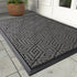 Yimobra Gray Front Door Mat - Indoor Outdoor Doormat, Heavy Duty Non-Slip Dirt Trapping Mats, 17x29.5 Inch