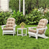 Lucresta 48.8 20.4 4.3, 1 Adirondack Chair Cushion, High Back Patio Cushions with Adjustable Ties, x x Waterproof