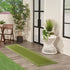 2'2" 7'6" (8' Nourison Home Nourison Essentials Green Ivory x Area Rug - Easy Clean, Non Shedding, Bed Room, Living