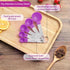 Huygens Measuring Cups and Spoons Set, 10 Pieces Stackable Stainless Steel Handle for Dry and Liquid Ingredients (Mauve)