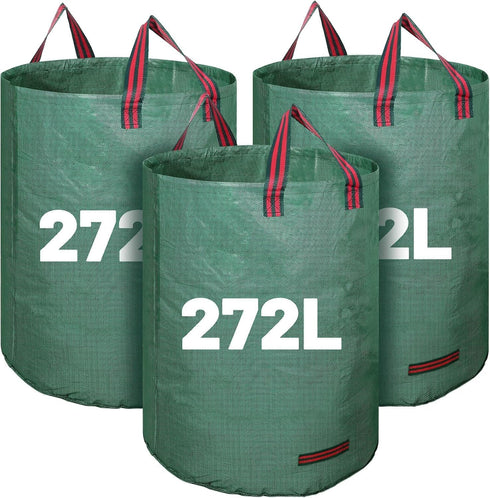 Dntorx 72 Gallons Reusable Yard Waste Bags, 3 Packs Lawn and Leaf