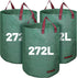 Dntorx 72 Gallons Reusable Yard Waste Bags, 3 Packs Lawn and Leaf