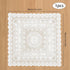 Foyods 35 35 Inch, Square Lace Tablecloth X Off White Lace-Tablecloths & Small Tablecloths Laces Vintage for Round
