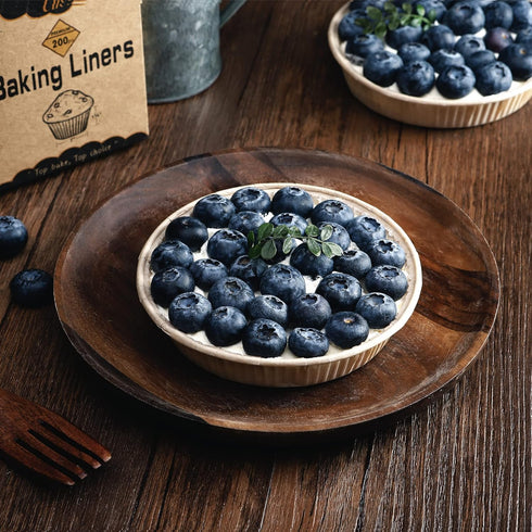 50pcs Paper Mini Tart Pans for Baking, 4 Inch Non-stick Disposable Quiche Baking Dish