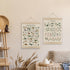 Set 2, Room,12x16 Inch HRQKO Dinosaur Alphabet Poster Hanger Frame of Dinosaur Wall Decor, Nursery Wall Decor, ABC