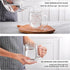 15.2oz,Clear Beverages,set 4 CNGLASS Large Double Wall Glass Coffee Mug Insulated Glass Espresso Cup with Big