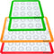 HOTPOP Reusable Macaron Cookie Sheet, Non-Stick Baking Mats, Set of 4 (2 Half Sheets, 2 Quarter Sheets)