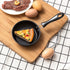 Tessco 2 Pieces Mini Cast Iron Skillet, 4.7 Inch Round Non Stick Fry Pan for Cooking and Baking