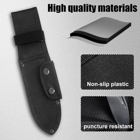 Universal Knife Sheath, Oxford Chef Knife Sheaths for Fixed Blade Knives, Knife Scabbard Cover, Outdoor Knife Sheath