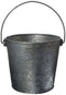 TableCraft Products GT87 Round Galvanized Peanut Pail - 8" x 7"