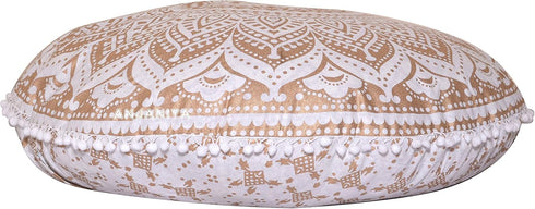 ANJANIYA 32" 32 inches) Ombre Mandala Bohemian Yoga Meditation Floor Pillow Cover Comfortable Home Cushion Couch