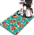 Coffee Bar Mat Accessories for Countertop Pioneer Flower Absorbent Hide Stain Rubber Backed Dish Drying Mats for Kitchen Counter Draining Pad Decor Gift Fit Under Coffee Maker (20x12in)