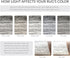 2'6" 4', (ADR113A) SAFAVIEH Adirondack Collection Accent Rug - x Silver & Black, Modern Ombre Design, Non Shedding
