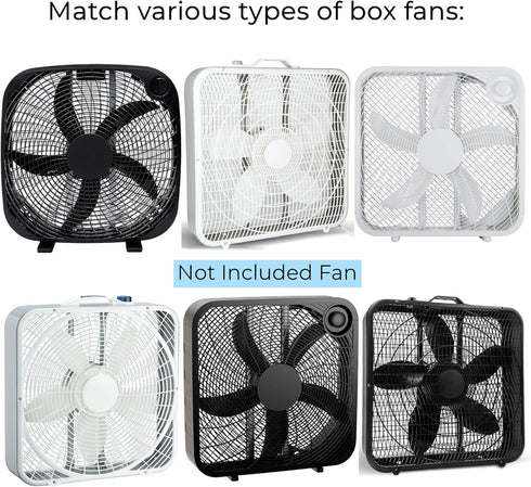 Mesh Covers for 20 Inch Box Fan, Reusable Dustproof Cover, 20 In Square Net Cover for Kids Finger Protection
