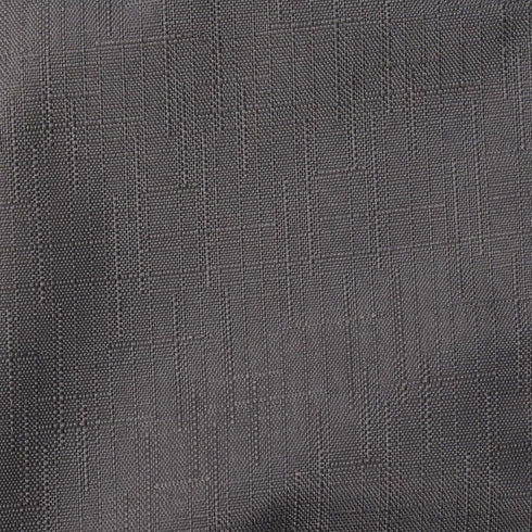 ECLIPSE Kendall Modern Scalloped Valance Rod Pocket Window Curtain for Kitchen or Bathroom, 42" x 18", Charcoal