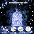 6 Pack Battery Operated Fairy Lights - Mini String Lights with Timer, 2 Remote, 20LED Cool White, Waterproof