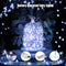 6 Pack Mini Fairy Lights, Battery Operated String Lights with Timer, 20LED Cool White Waterproof Twinkle Lights