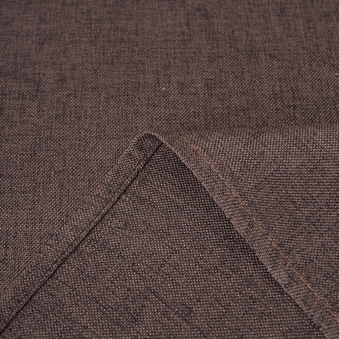 48 Inch NLMUVW Brown Linen Tablecloth Round Tables Water Resistant Textured Table Cloth Farmhouse Table Cover